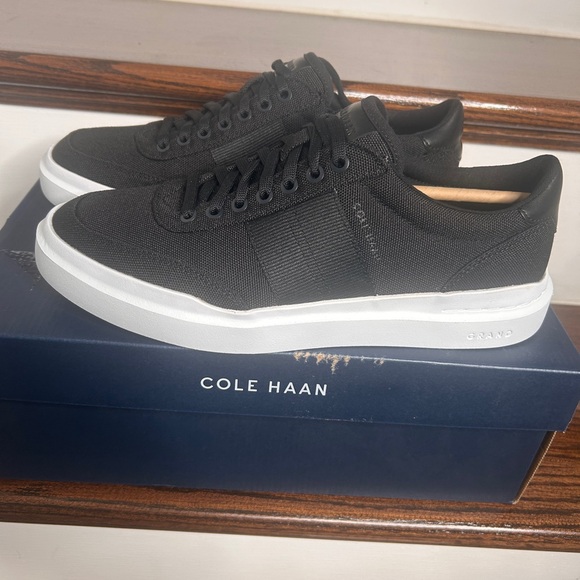 Cole Haan Men’s Grandpro Rally Canvas Court 2 , Sz.7W, Blk/White - Picture 9 of 16